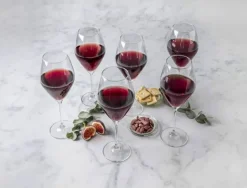 CASA Living Toscana Rødvinsglas - 6 stk. 59 cl - Glas - Klar