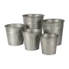 CASA Living Urtepotte Ø 19,5 x H 18,2 cm - Metal - Zinkfarvet