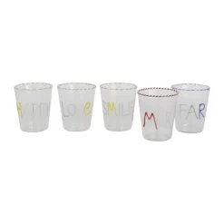 CASA Living Vandglas - Far 40 cl - Borosilikatglas - Blå