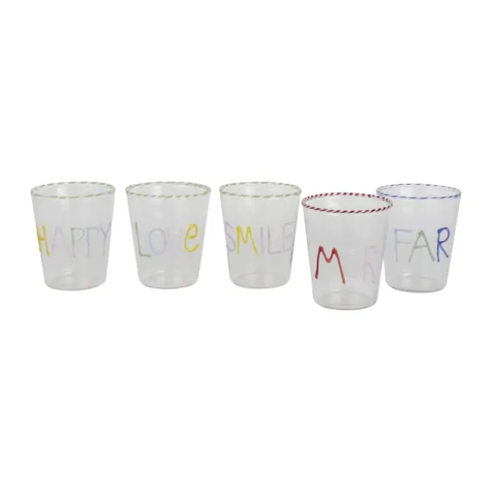 CASA Living Vandglas - Mor 40 cl - Borosilikatglas - Rød