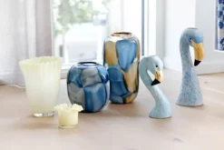 CASA Living Vase H 25,5 cm - Dolomite - Lyseblå