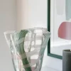 CASA Living Vase H 24 cm - Glas - Grøn/rosa