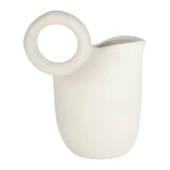 CASA Living Vase H 35,5 cm - Terracotta - Creme