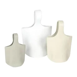 CASA Living Vase med hank H 53 cm - Keramik - Hvid