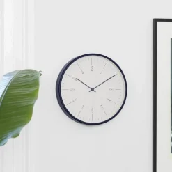 CASA Living Vægur Ø 25 cm - Aluminium - Blå
