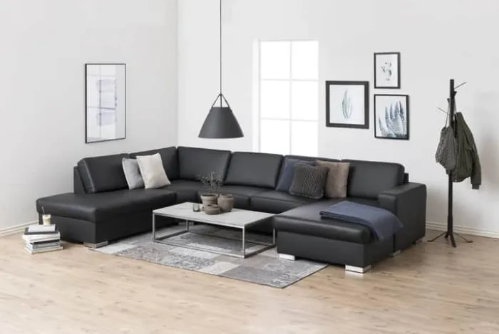 CASA Living Vinson Stumtjener H 181 x B 50 x D 50 cm - Metal - Sort
