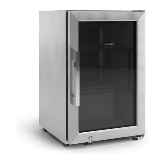 Caso BBQ Udendørskøleskab H 68 x B 43 x L 55 cm - Sølvfarvet