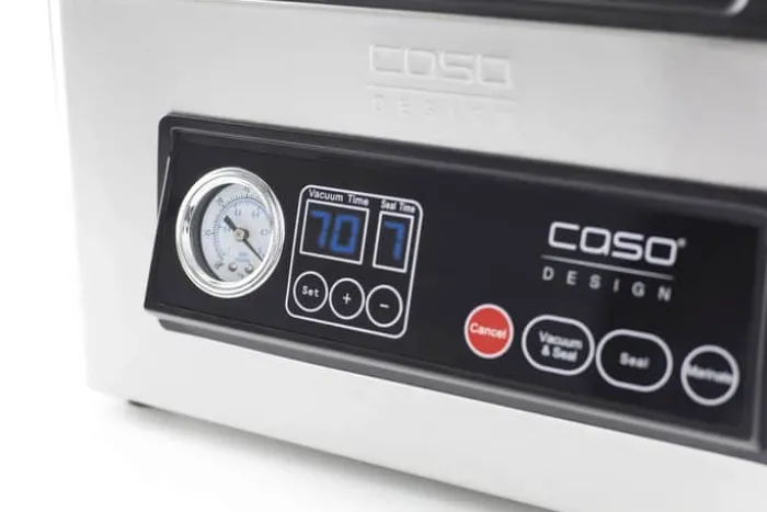 Caso Vacuchef 70 Vakuumpakker CS1418 Dobbelt svejsetråd - Inkl. 30 folieposer