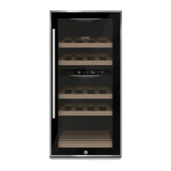 Caso Vinkøleskab H 82,2 x B 39,7 x D 50 cm - 24 flasker - Sort