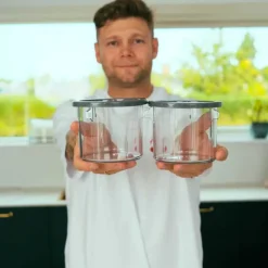 Casper Sobczyk Beholder til Ismaskine - 2 stk. 500 ml - Plastik - Klar