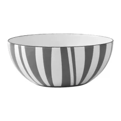 Cathrineholm Stripes Skål Ø 10 cm - Stål - Grå