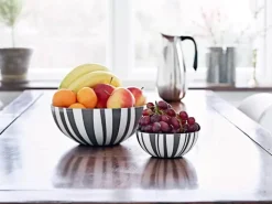 Cathrineholm Stripes Skål Ø 10 cm - Stål - Grå