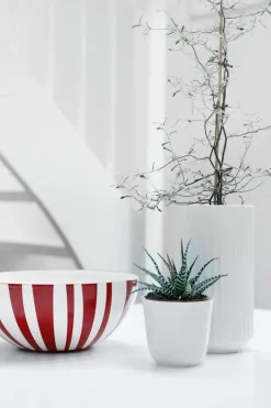 Cathrineholm Stripes Skål Ø 20 cm - Stål - Rød