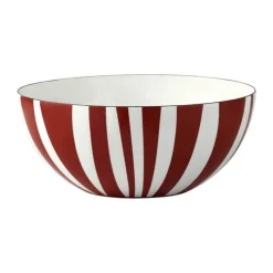 Cathrineholm Stripes Skål Ø 20 cm - Stål - Rød