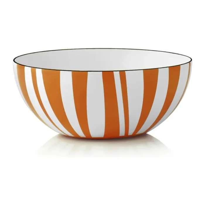 Cathrineholm Stripes Skål Ø 14 cm - Stål - Orange