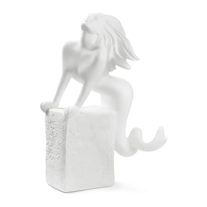 Christel Marott Christel Stjernetegn - Stenbuk H 21,5 x B 8,5 x L 15,5 cm - Porcelæn - Hvid