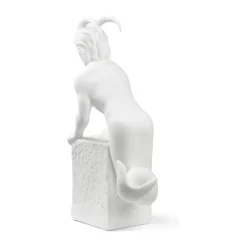 Christel Marott Christel Stjernetegn - Stenbuk H 23,6 x B 6,2 x L 15 cm - Porcelæn - Hvid