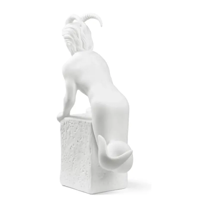 Christel Marott Christel Stjernetegn - Stenbuk H 23,6 x B 6,2 x L 15 cm - Porcelæn - Hvid