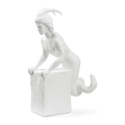 Christel Marott Christel Stjernetegn - Stenbuk H 23,6 x B 6,2 x L 15 cm - Porcelæn - Hvid
