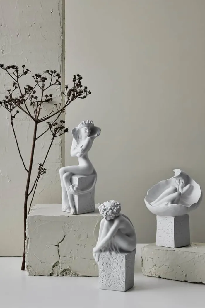 Christel Marott Christel Stjernetegn - Jomfru H 21,5 x B 10 x L 11 cm - Porcelæn - Hvid