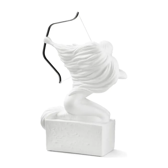 Christel Marott Christel Stjernetegn - Skytte H 26 x B 18,5 x L 7,3 cm - Porcelæn - Hvid