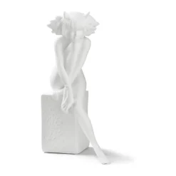 Christel Marott Christel Stjernetegn - Tyr H 23,5 x B 13 x L 12 cm - Porcelæn - Hvid