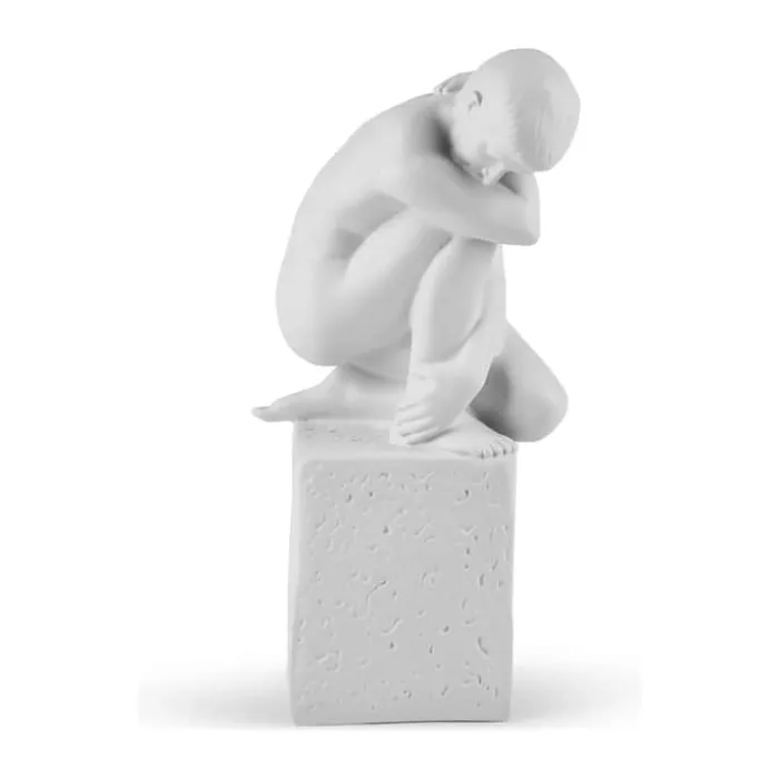 Christel Marott Stjernetegn - Jomfru H 24 cm - Polyresin - Hvid