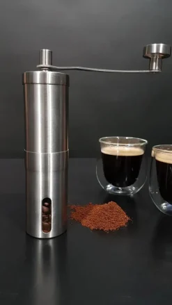 Cilio Aroma Kaffemølle 60 gram - Rustfrit stål - Sølvfarvet