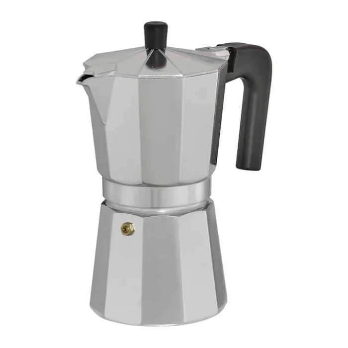Cilio Classico Espressomaker Induktion 9 kopper - Aluminium - Sølvfarvet