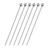 Cilio Cocktailpinde - 6 stk. L 15 cm - Rustfrit stål - Sølvfarvet
