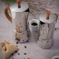 Cilio Figaro Espressokande 4 kopper - Rustfrit stål
