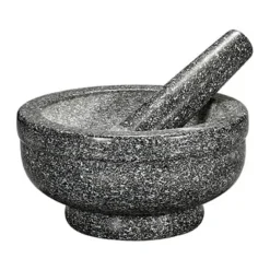 Cilio Morter Ø 21 cm - Granit - Grå