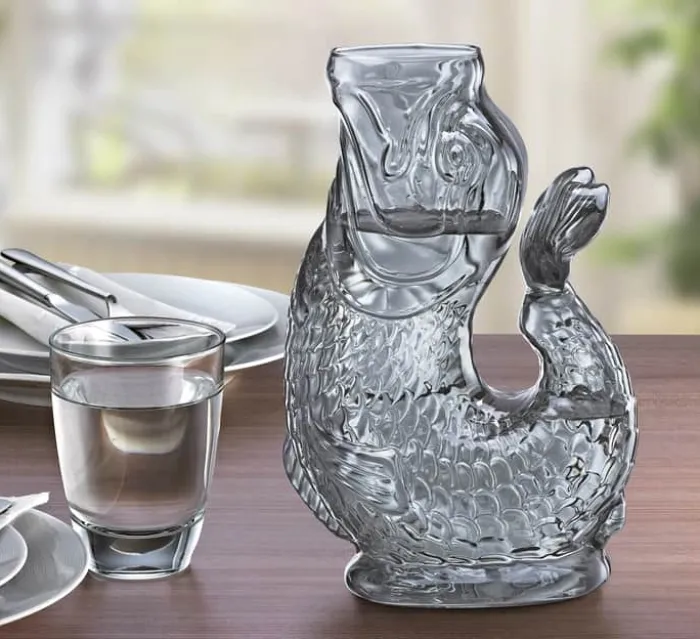 Cilio Nemo Vandkaraffel 1 liter - Glas - Grå
