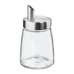 Cilio Tavola Mælkedispenser 150 ml - Rustfrit stål/glas - Sølvfarvet