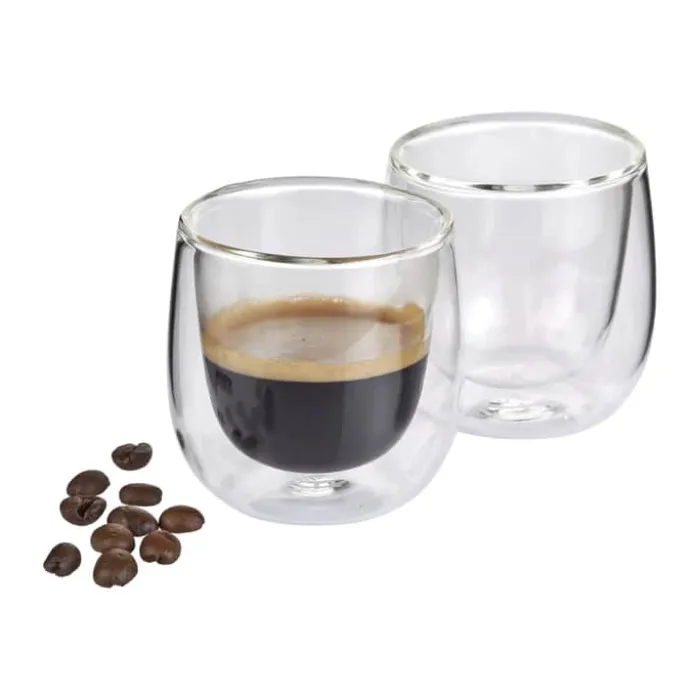 Cilio Verona Espressoglas - 2 stk. 8 cl - Borosilikatglas