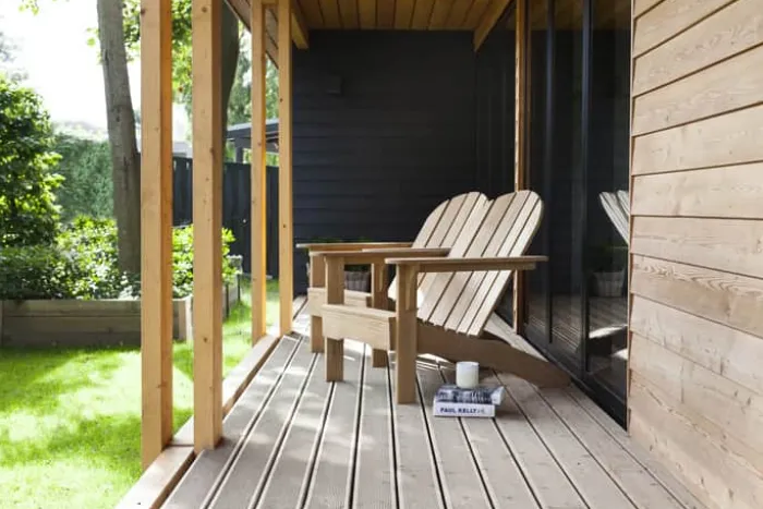cinas Adirondack Loungestol H 88 x B 80 x L 105 cm - Teak - Natur