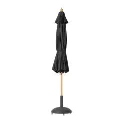 cinas Capri Parasol Ø 300x H 275 cm - Polyester - Sort