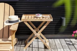 cinas Indoor/Outdoor Bakkebord H 65 x B 60 x D 40 cm - Teaktræ