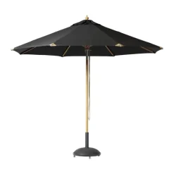 cinas Pomino Parasol Ø 300x H 275 cm - Olefin - Sort