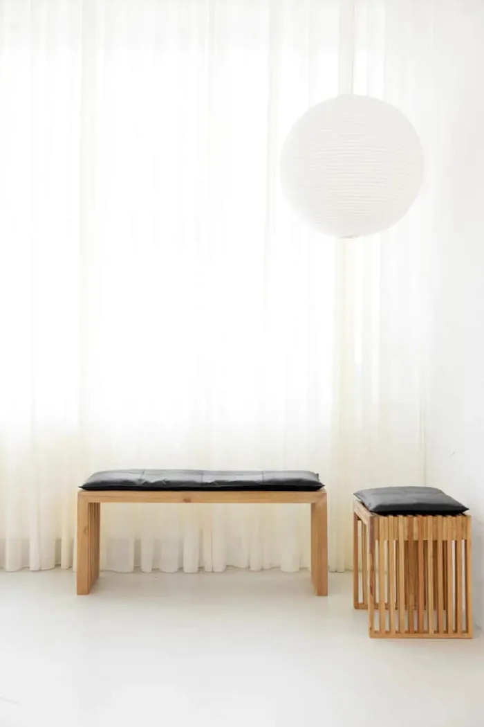 cinas Rib Bænk H 43 x B 104 x L 35 cm - Teak