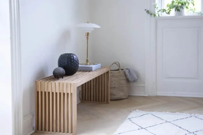 cinas Rib Bænk H 43 x B 104 x L 35 cm - Teak