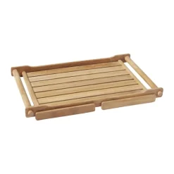 cinas Serveringsbakke m. ben B 58 x L 36 - Teaktræ - Natur