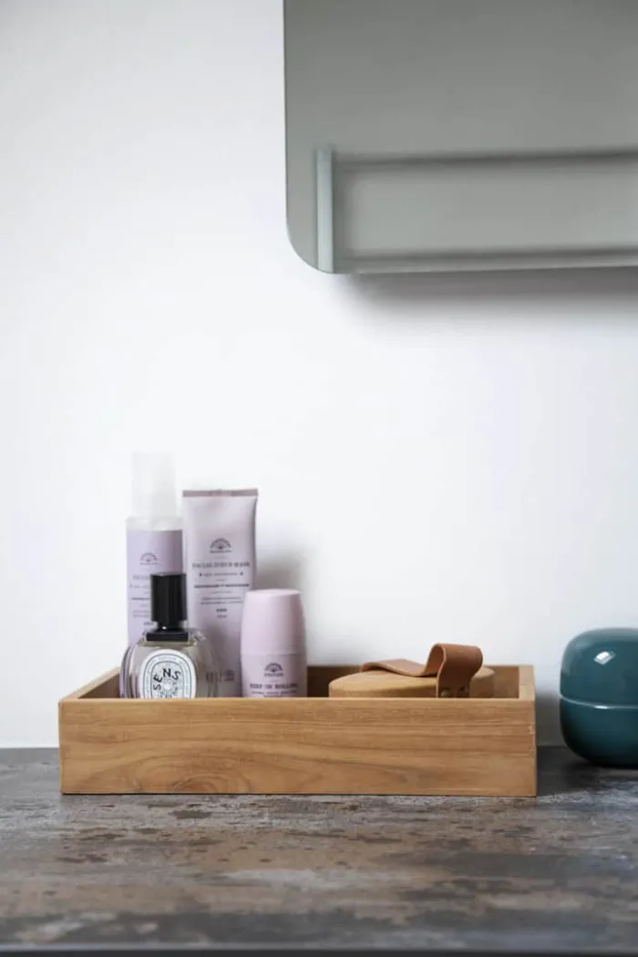 cinas Shampoo bakke B 16 x L 30 cm - Teaktræ