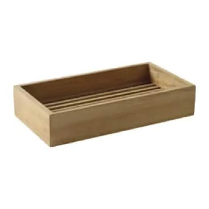 cinas Shampoo bakke B 16 x L 30 cm - Teaktræ