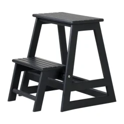 cinas Skala Trappestige H 49 x B 38,5 x L 45,5 cm - Maghoni -Sort