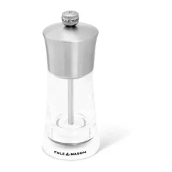 Cole&Mason Bromley Saltkværn H 15 cm - Akryl/rustfrit stål - Klar