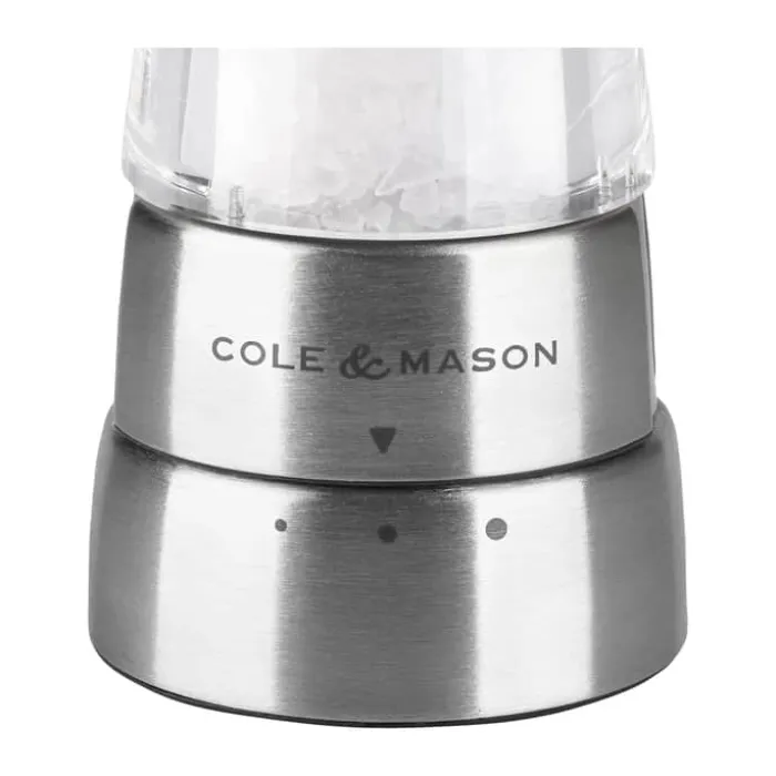 Cole&Mason Derwent Kværnsæt - 2 dele H 19 cm - Akryl/rustfrit stål - Klar