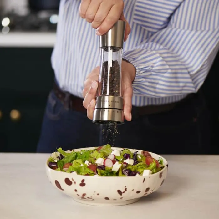 Cole&Mason Derwent Kværnsæt - 2 dele H 19 cm - Akryl/rustfrit stål - Klar