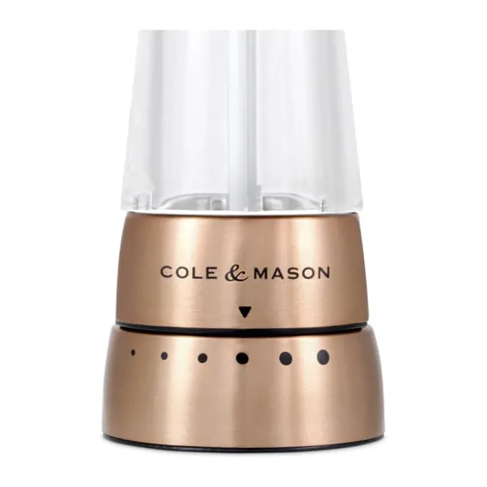 Cole&Mason Derwent Peberkværn H 19 cm - Akryl/rustfrit stål - Kobber