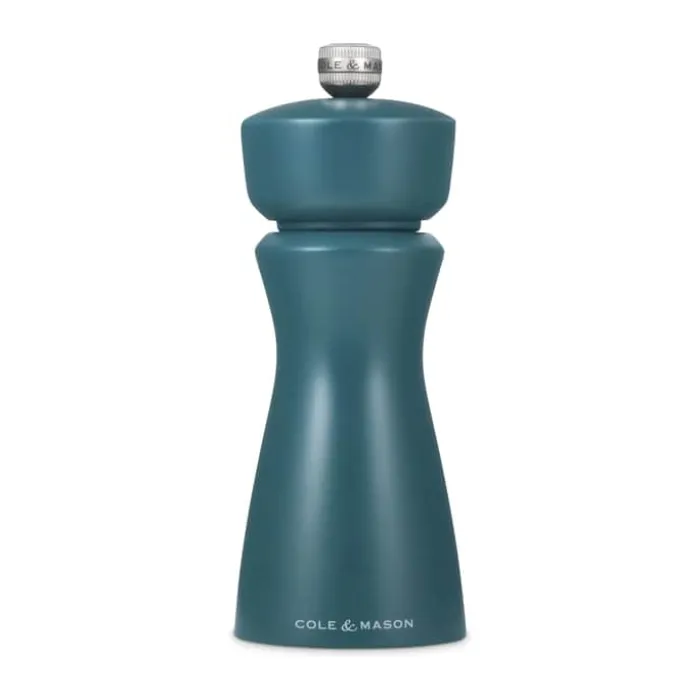 Cole&Mason Kenton Kværn H 15 cm - Gummitræ - Sea Salt